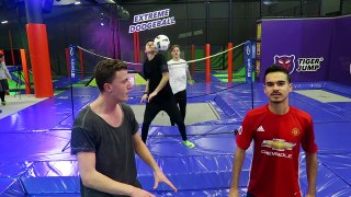 TRAMPOLIN CHALLENGE ENDET MIT NARBE IM KRANKENHAUS !!