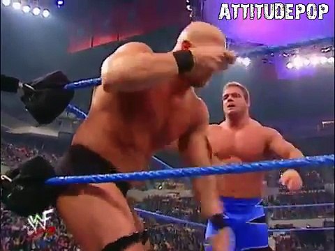 Stone Cold Vs Chris Benoit HHH at Ringside