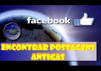 Posts antigos no Facebook