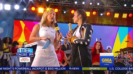 Catching up with Demi Lovato live on 'GMA'