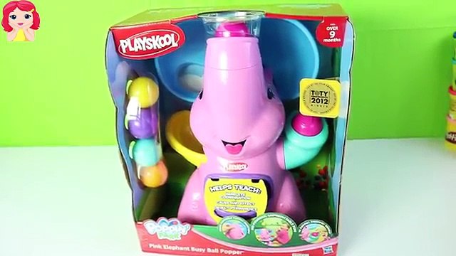 Juego infantil para niños elefante lanza bolas de colores