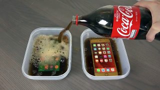 Samsung Galaxy S7 Edge vs. iPhone 6S Plus Coca-Cola Freeze Test 9 Hours! Will It Survive _