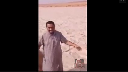 Weird natural phenomenon in Saudi Arabia's Empty Quarter desert