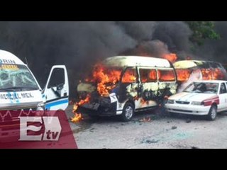 Enfrentamiento entre transportistas deja 12 heridos en Guerrero / Titulares de la tarde