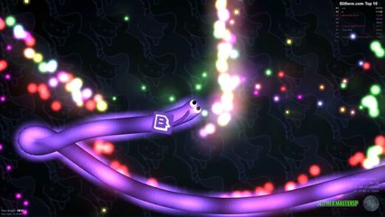 Slither.io 001 Strong Bad Snake Skin Hacked vs. 727 Snakes Epic Slitherio Gameplay!