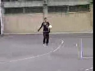 ptit échauffement avan un ti match...