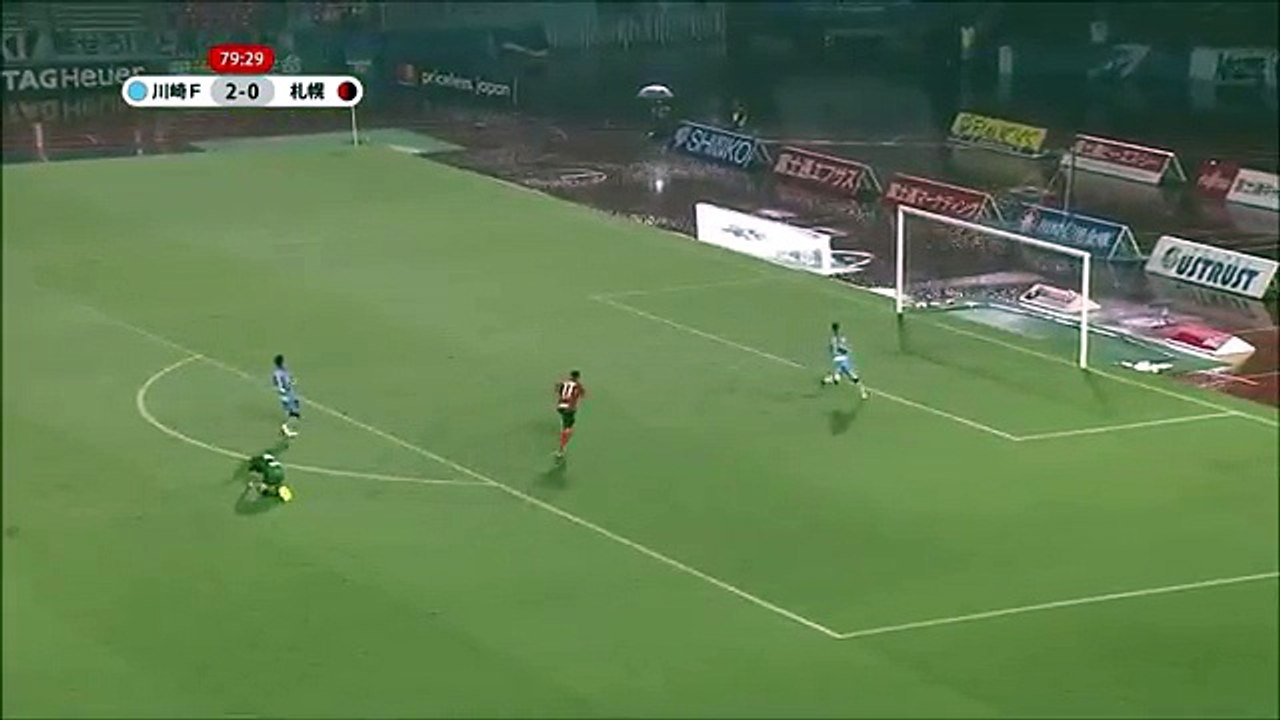 Kawasaki 2:1 Consadole Sapporo  ( Japanese J League. 19 August )
