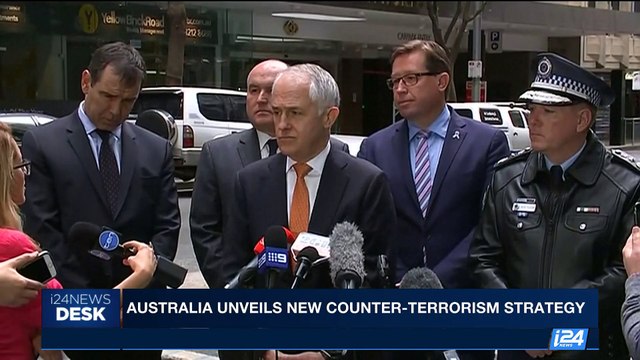 i24NEWS DESK | Australia unveils new counter-terrorism stratedy | Sunday, August 20th 2017