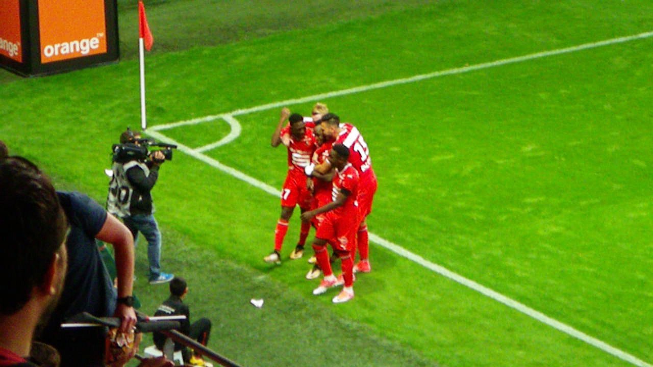 19/08/17 : SRFC-DFCO : célébration Mubele (46')