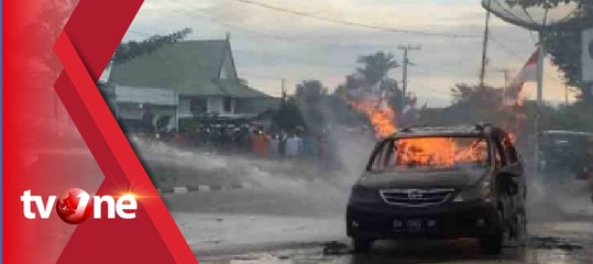 Mobil Penimbun BBM Terbakar di Palangkaraya