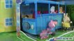 Peppa Pig School Bus Autobus scolaire Ecole Melle Lapin Miss Rabbit Jouets de Peppa Une co