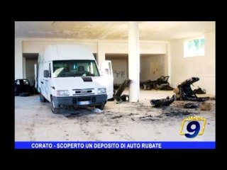 CORATO | Scoperto un deposito di auto rubate