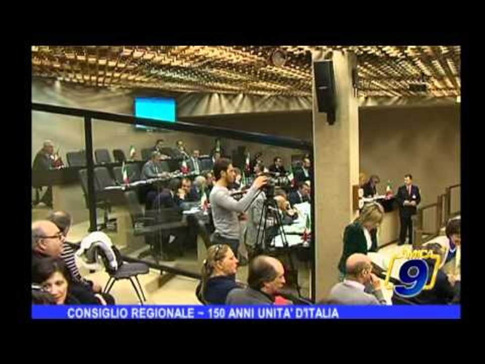 Consiglio regionale, 150 anni unità d'Italia
