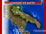 Previsioni del tempo, martedì 10 aprile