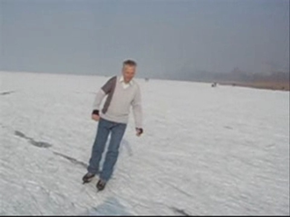 Rollerfritz auf dem Glatteis