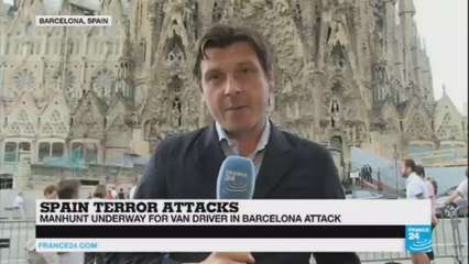 Spain terror attacks: Memorial at Sagrada Familia