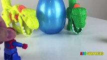 Play Doh Surprise Eggs Toys Learn Colors Spiderman Cars Hot Wheels Robocar Poli Lala Do Pl