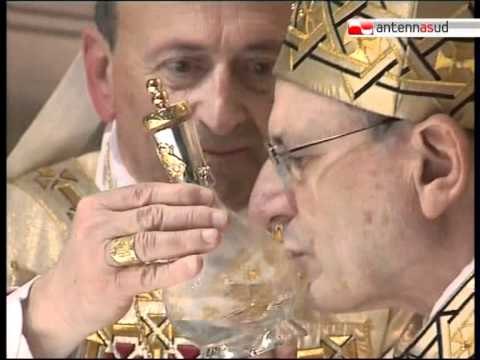 TG 09.05.12 San Nicola, oggi prelievo della Sacra Manna in diretta su Antenna Sud