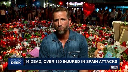 i24NEWS DESK | Spanish king attends memorial in Barcelona | Sunday, August 20th 2017