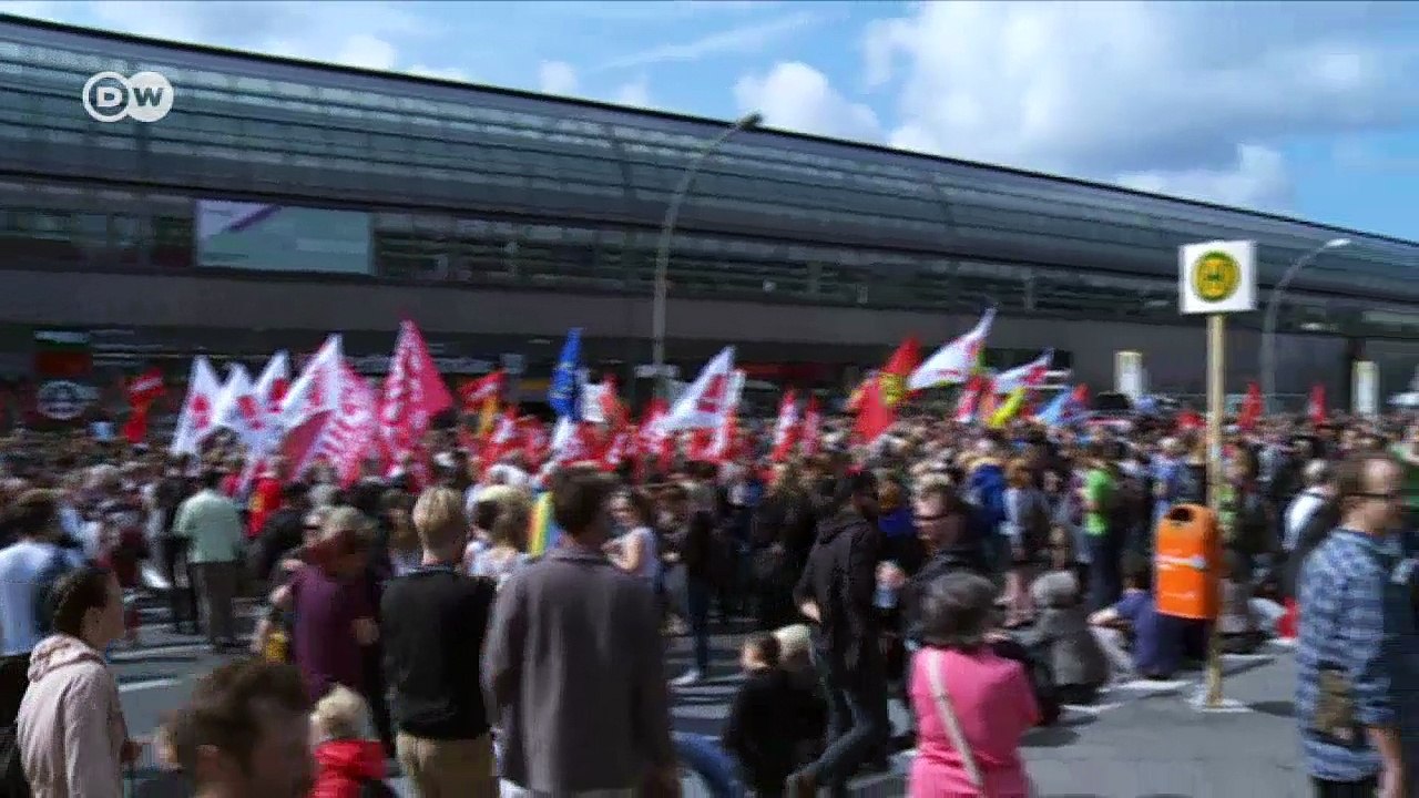 Protest gegen Neonazi-Aufmarsch in Berlin | DW Deutsch