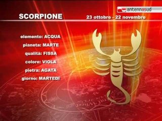 22.05.12 Segno per segno, l'oroscopo di Antenna Sud