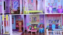 KidKraft Dollhouse for Frozen Elsa, Descendants & Barbie Dolls Country Estate Wooden Doll