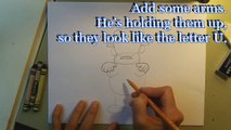 Comment à dessiner monstre dessin leçon intermédiaire pour enfants et amusement content