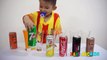 Et bébés enfants les couleurs pour Apprendre garderie les tout-petits avec Coca-Cola Pepsi Fanta 7up