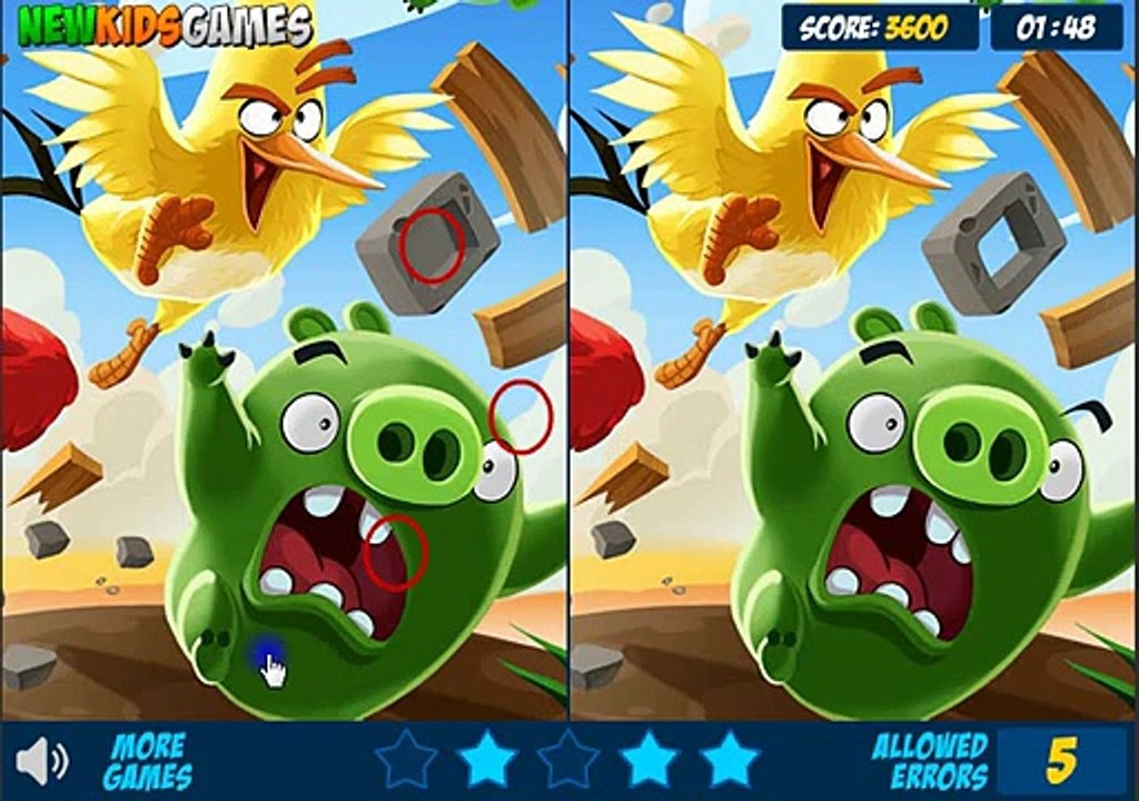 Angry Birds Differences