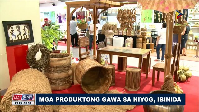 Mga produktong gawa sa niyog, ibinida