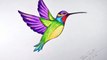 Una y una en un tiene una un en y una Cómo dibujar colibrí |