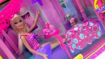 Salle de bains Brosses de luxe poupée obtient masque prêt douche douche les dents avec Barbie playset playdoh