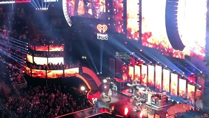 Billy Idol with Miley Cyrus performing Rebel Yell at iHeart Festival 2016 in Las Vegas at