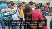 Emotional reunion of Indian mother with son after 17 years