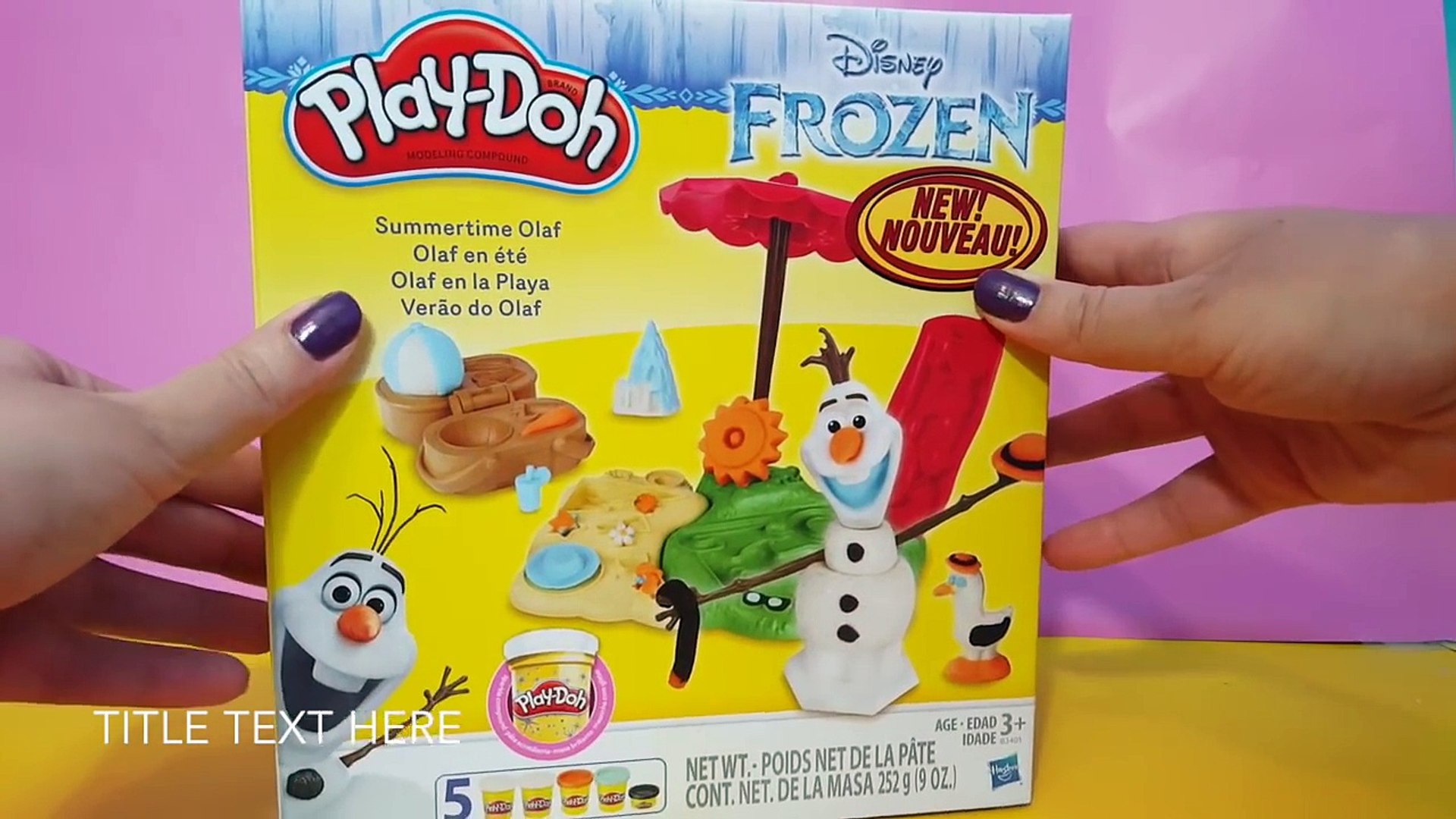 olaf play doh set