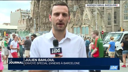 Fin de la messe solennelle en hommage aux victimes des attentats de Barcelone