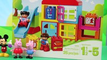 Et blocs maison de poupées maison souris porc jouer homme araignée LEGO mickey minnie Peppa
