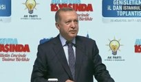 Erdoğan: İstanbul Türkiye ortalamasının altına düşmemeli