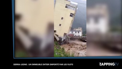 Sierra-Leone : un immeuble entier emporté par les flots, le bilan est de 441 morts (vidéo)