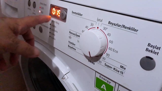 ÇAMAŞIR MAKİNESİ KULLANIMI-BOSCH