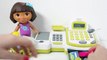 ★ DORA THE EXPLORER CASH REGISTER TOY ★ Supermarket Dora La Exploradora Toy Food Cooking P