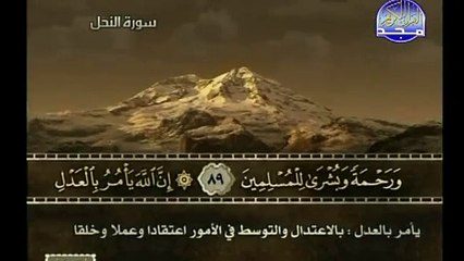 أواخر سورة النحل  بمعاني الكلمات - القارئ عبد الله المطرود