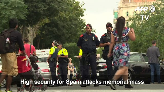 Tears and sorrow at mass for Spain attack victims