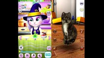 My Talking Angela Vs. My Talking Tom Gameplay for Children Great Makeover HD