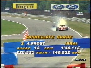 Gran Premio di Germania 1989 RAI: Incidente di Berger
