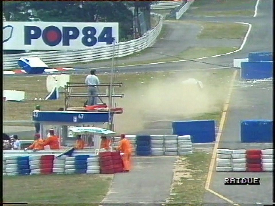 Gran Premio di Germania 1989 RAI: Incidente di Pirro