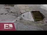 Fuga de agua en Cuajimalpa inunda las calles afectando la circulación vial/ Vianey Esquinca