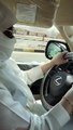 شاهد امرأة سعودية تقود جيب لكزس مرتدية زي رجل