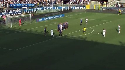 Aleksandar Kolarov Goal - Atalanta 0-1 AS Roma 20.08.2017