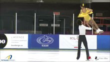 Championnats québécois d'été 2017 / Camille Perreault et Bryan Pierro / Novice Couple Prog. libre